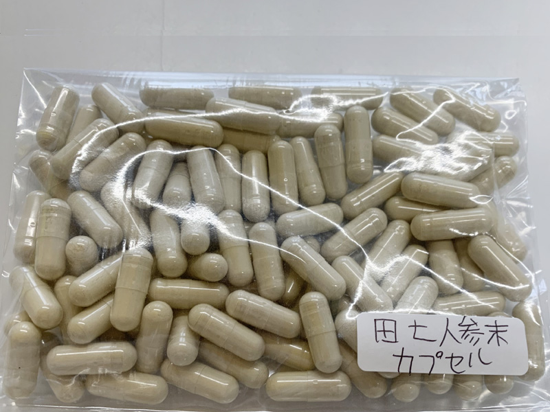 田七人参カプセル100粒-長生堂薬品 まむし・すっぽん・はぶの専門店